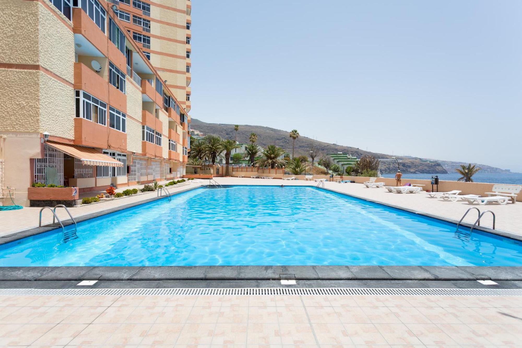 Frontline Duplex Las Arenitas With Pool Candelaria Luaran gambar